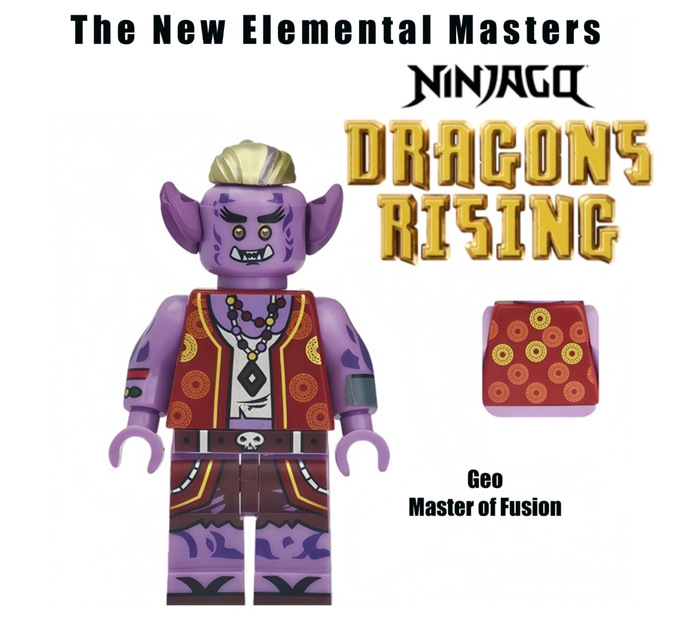 ⭐️ ⭐️ ⭐️MINIFIGURE NINJAGO UNIVERS: GEO MASTER OF FUSION ⭐️ ⭐️ ⭐️ CUSTOM