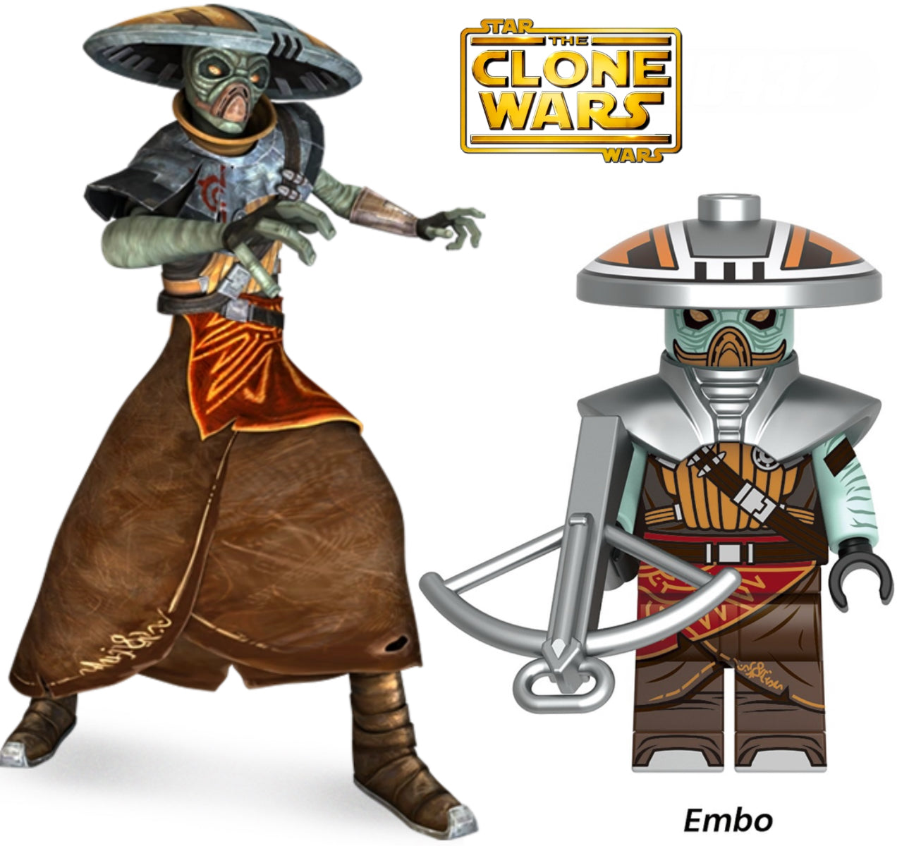 PREVENTE MINIFIGURE STAR WARS UNIVERS: EMBO CUSTOM Disponibilité fin septembre 2025