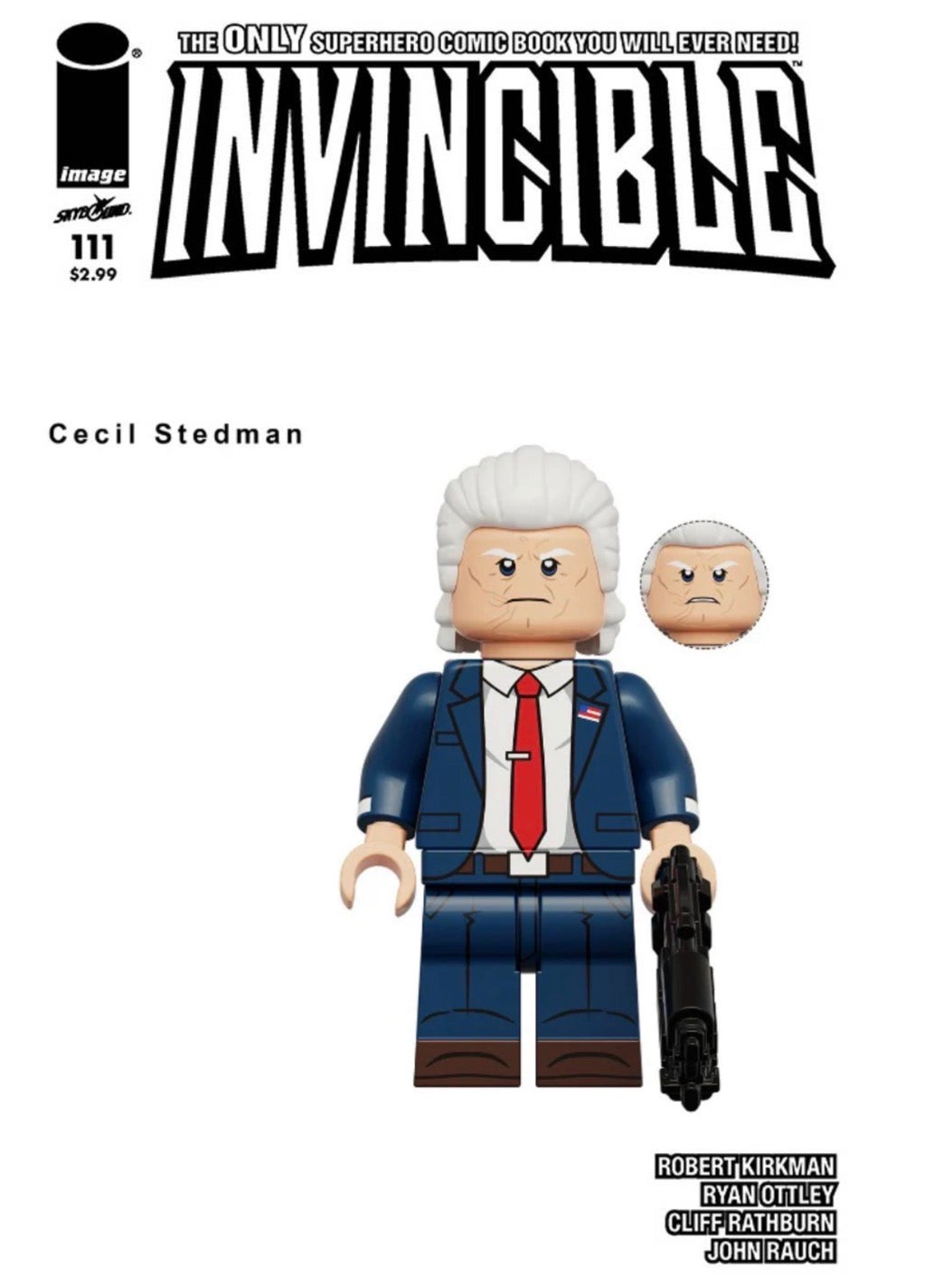 PREVENTE MINIFIGURE INVINCIBLE UNIVERS : CECIL STEDMAN custom Disponibilité fin juillet 2026