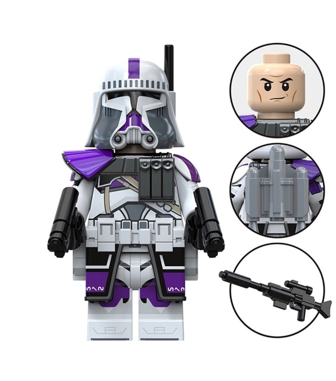 MINIFIGURE STAR WARS UNIVERS: 187th CLONE TROOPER Custom