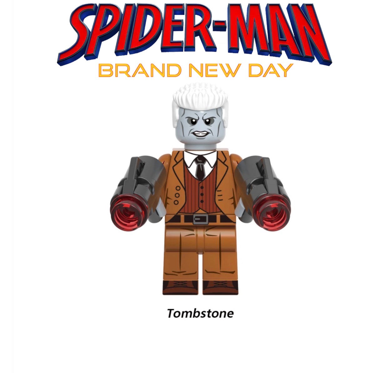 PREVENTE MINIFIGURE MARVEL UNIVERS: SPIDER-MAN BRAND NEW DAY TOMBSTONE Custom Disponibilité mi-septembre 2026