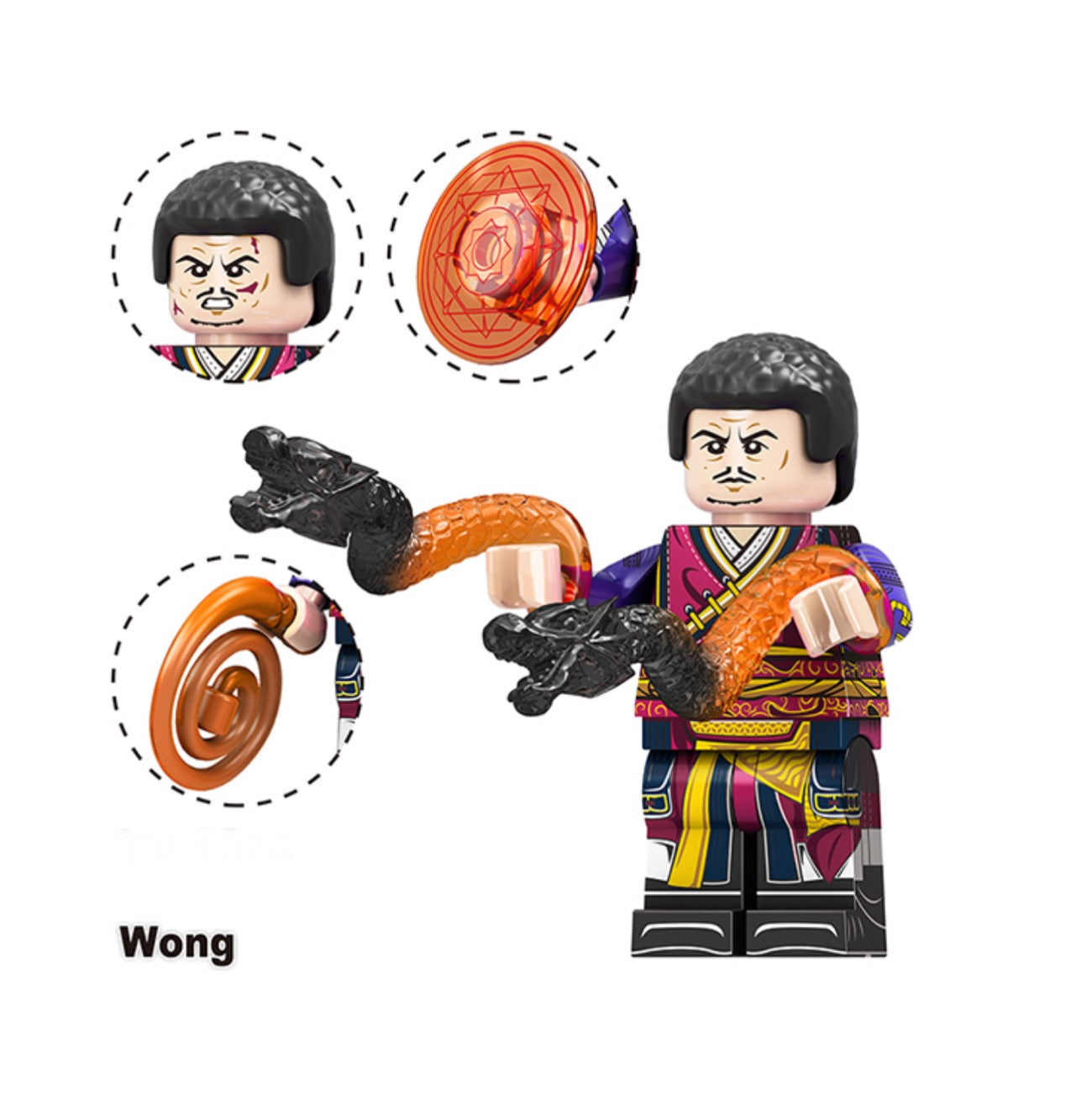 PREVENTE MINIFIGURE MARVEL UNIVERS: WONG (DOCTEUR STRANGE) custom Disponibilité Juin 2025