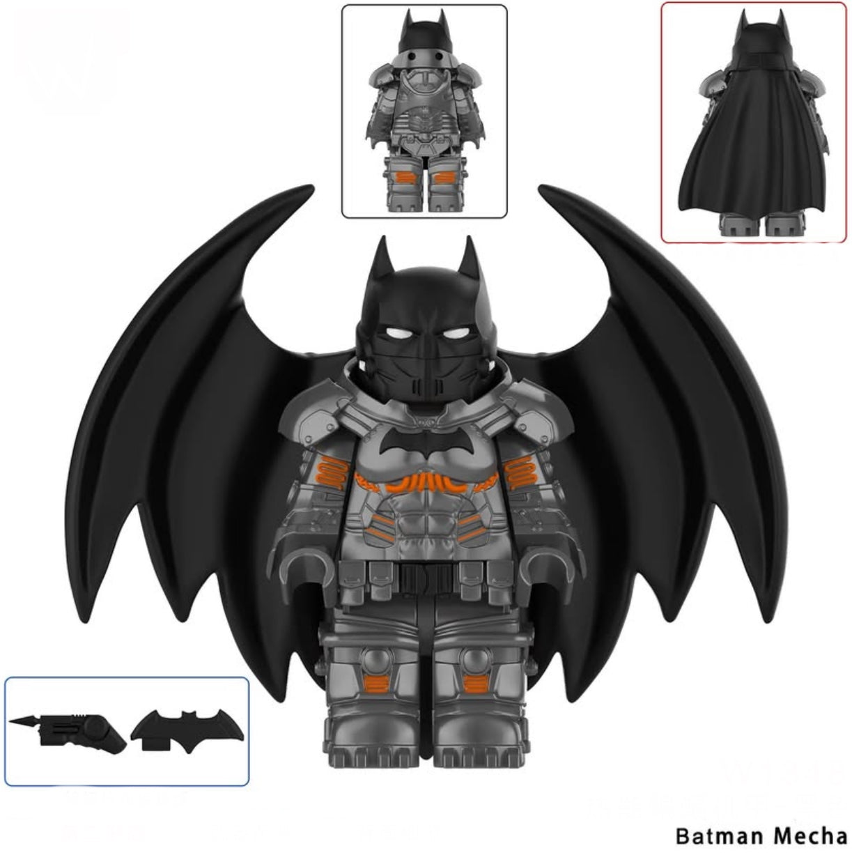 ♥️♥️♥️MINIFIGURE DC UNIVERS: BATMAN MECHA (BLACK) ♥️♥️♥️custom