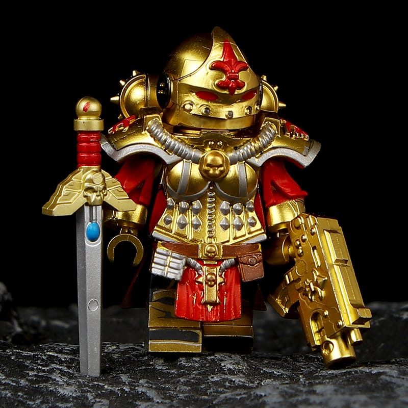 ♥️♥️MINIFIGURE WARHAMMER 40K UNIVERS: Battle Sisters Adepta Sororitas (gold) ♥️♥️custom