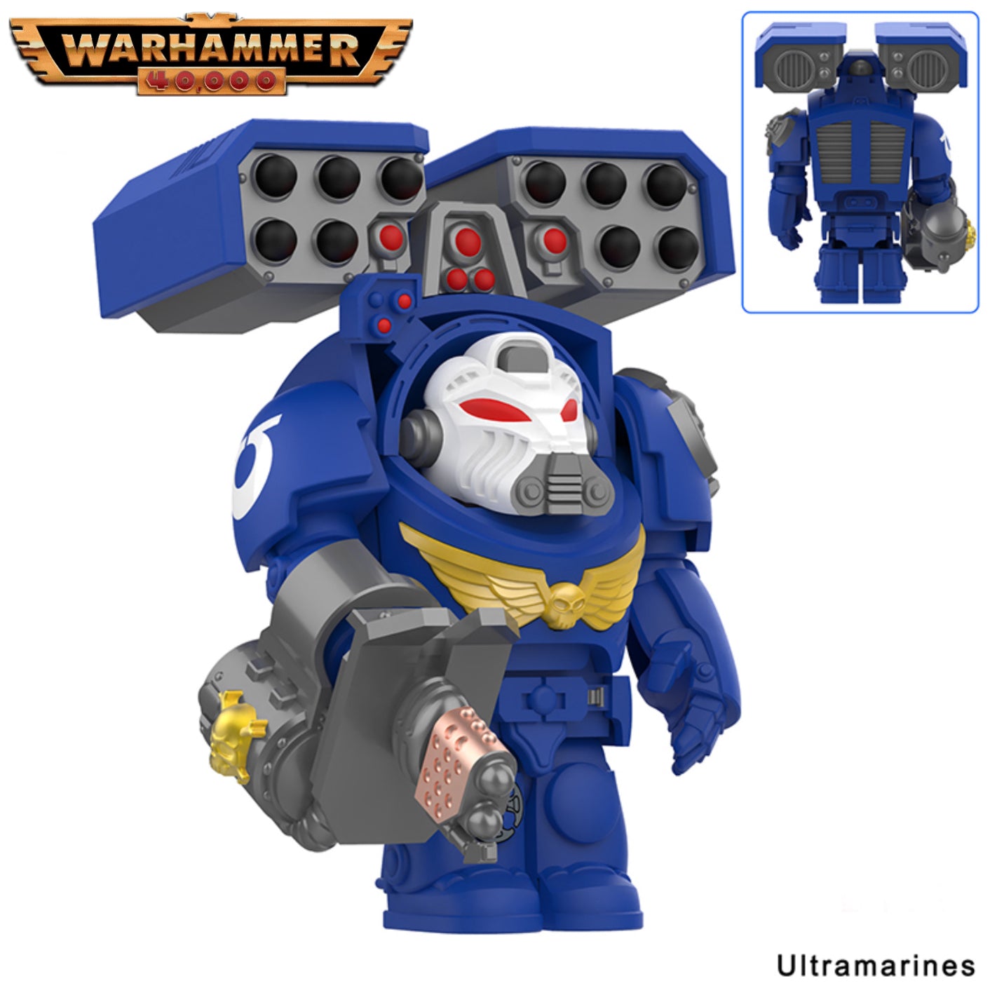 PREVENTE♥️♥️♥️MINIFIGURE WARHAMMER 40K UNIVERS: ULTRAMARINES custom DISPONIBILITÉ FIN DÉCEMBRE 2025
