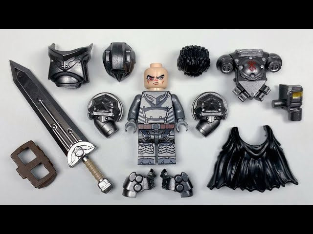 ♥️♥️♥️MINIFIGURE BERSERK UNIVERS : GUTS X WARHAMMER 40K (Space Marine) ♥️♥️♥️custom