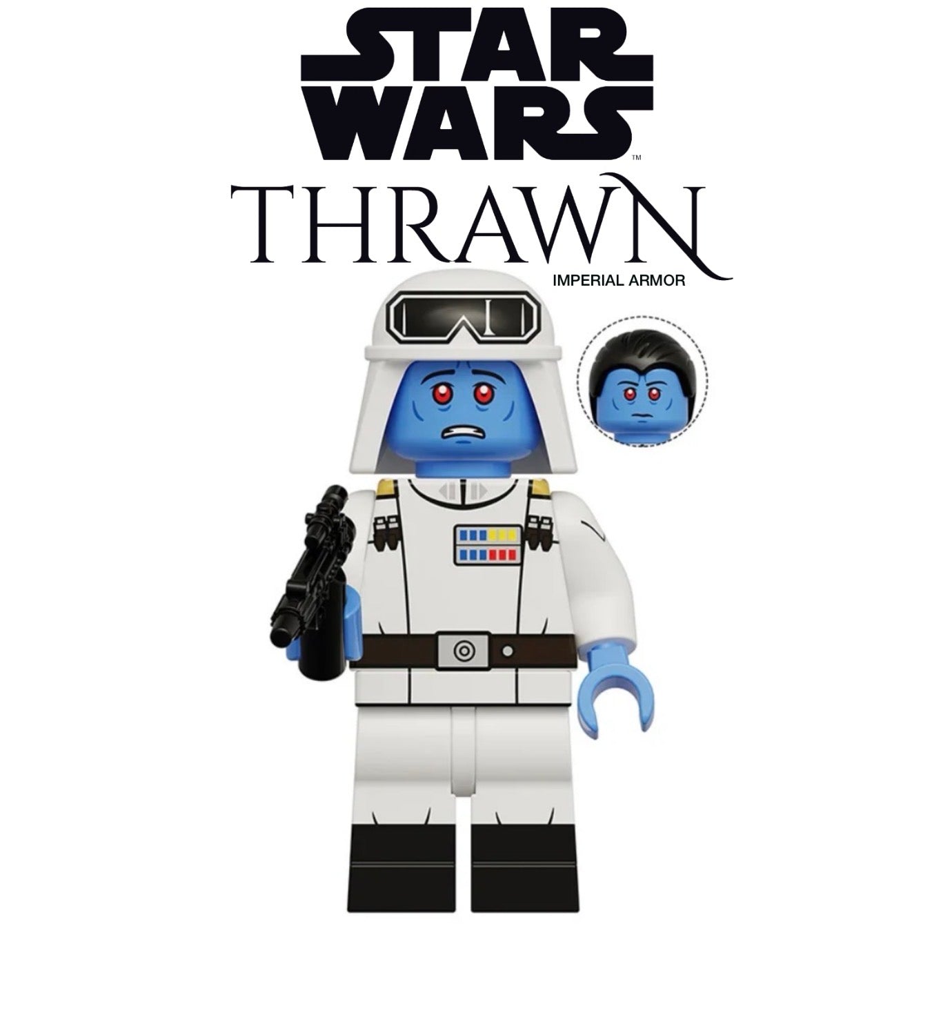 PREVENTE MINIFIGURE STAR WARS UNIVERS: GRAND ADMIRAL THRAWN CUSTOM Disponibilité mi-septembre 2026