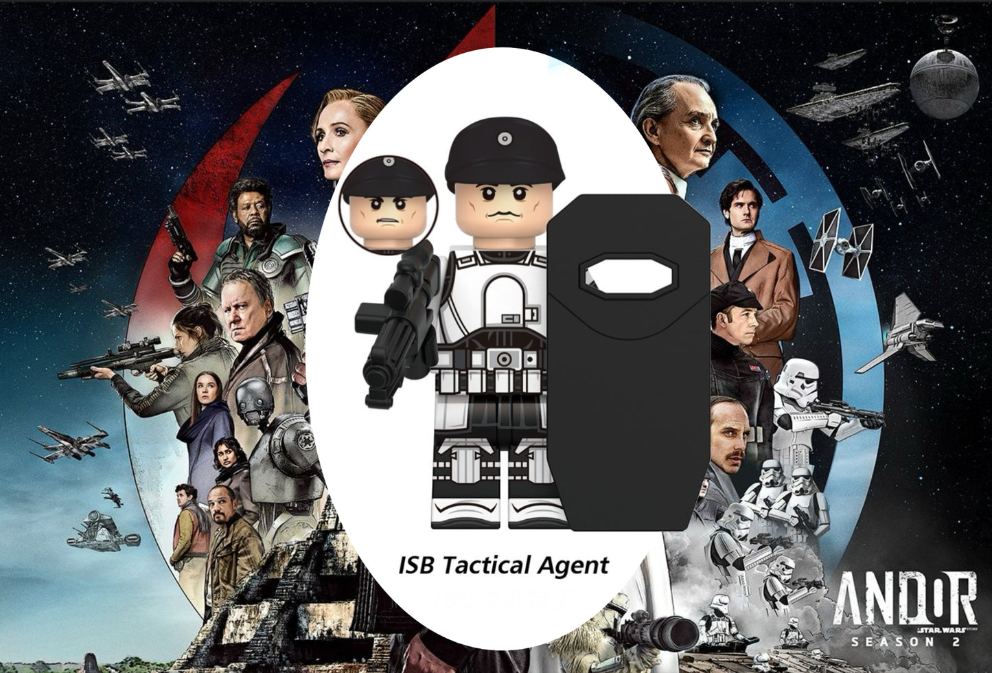 PREVENTE♥️♥️♥️ MINIFIGURE STAR WARS UNIVERS: IBS TACTICAL AGENT (ANDOR SAISON 2)♥️♥️♥️custom Disponibilité Août 2025