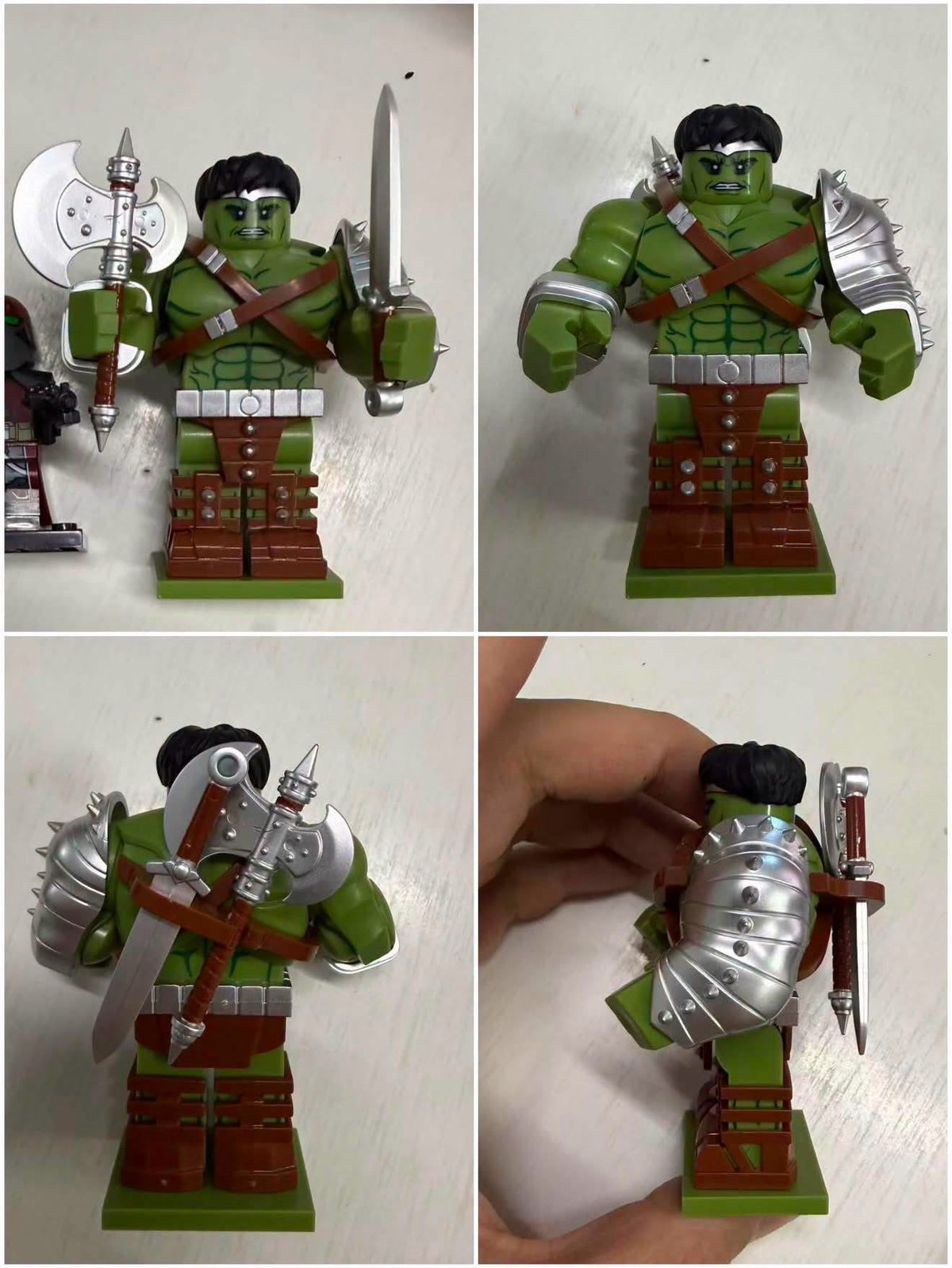 BIG MINIFIGURE MARVEL UNIVERS: GREEN SCAR HULK Custom