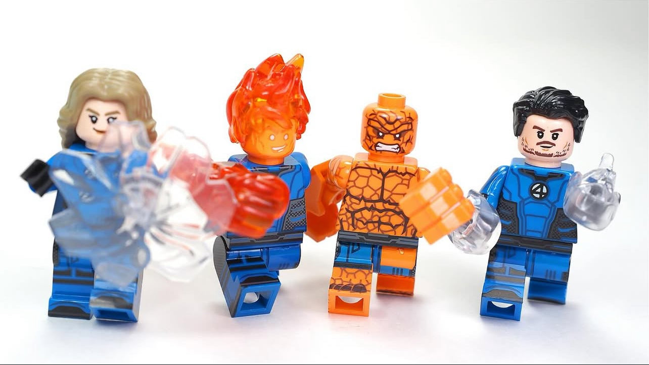 MINIFIGURE FANTASTIC FOUR: INVISIBLE WOMAN custom