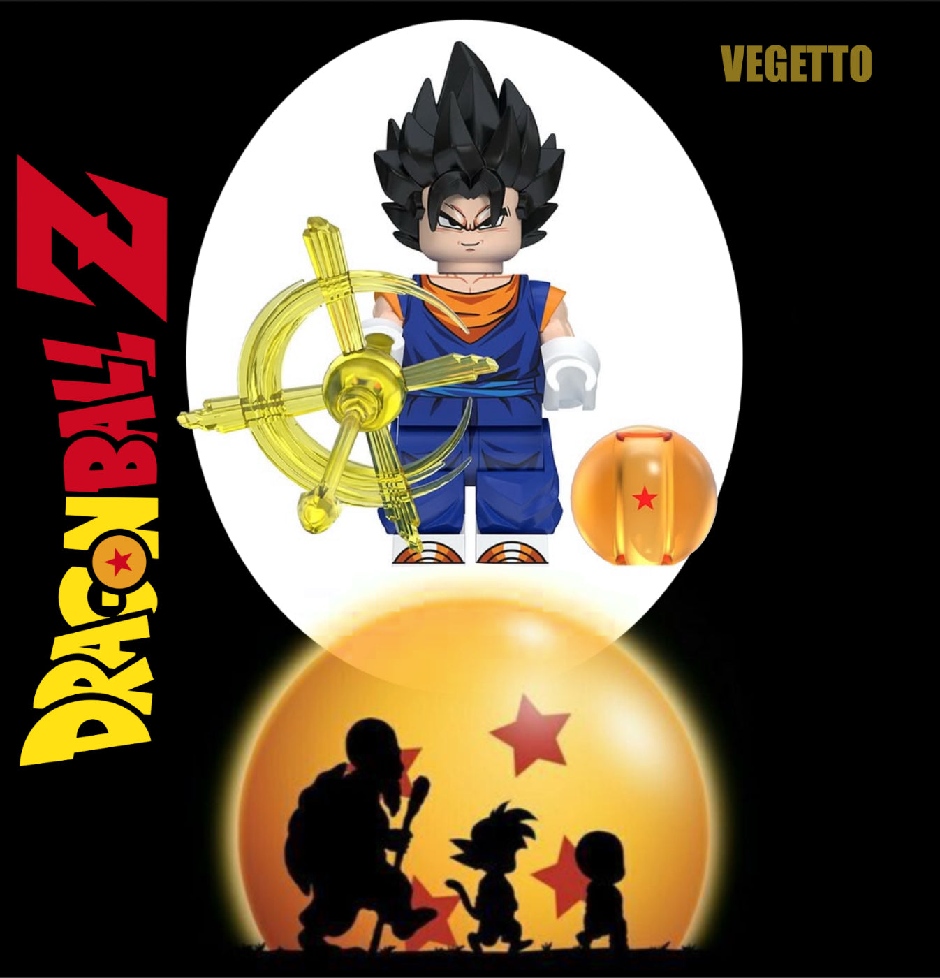 MINIFIGURE DRAGON BALL Z UNIVERS: VEGETTO Custom