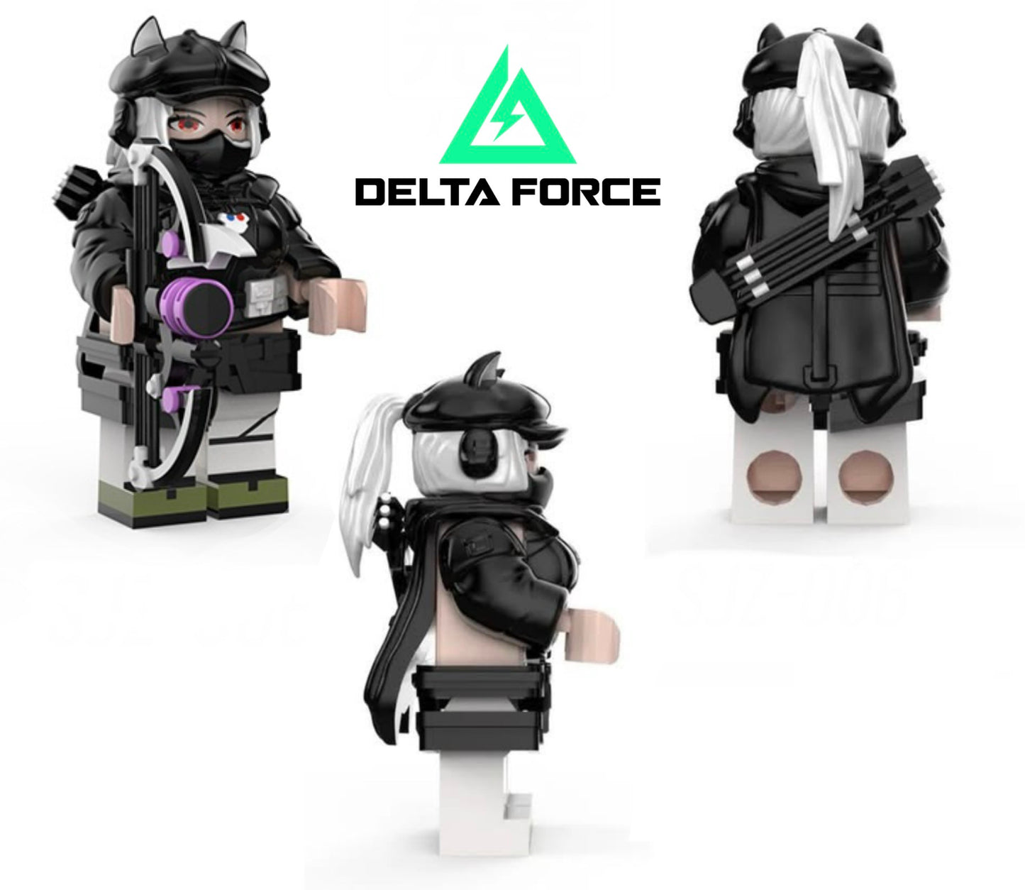 PREVENTE♥️♥️MINIFIGURE VIDEO GAMES DELTA FORCE UNIVERS: LUNA ♥️♥️custom Disponibilité fin juin 2026