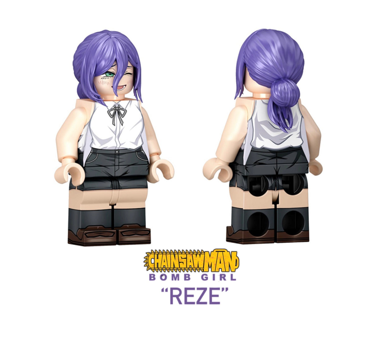 MINIFIGURE CHAINSAW MAN UNIVERS: REZE Bomb girl Custom