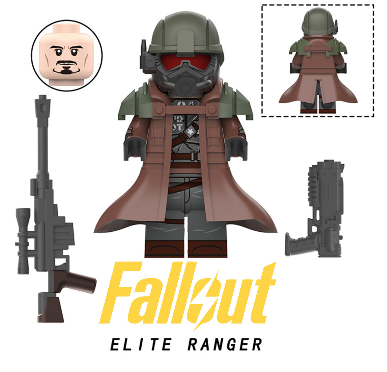 MINIFIGURE FALLOUT UNIVERS: ÉLITE RANGER CUSTOM