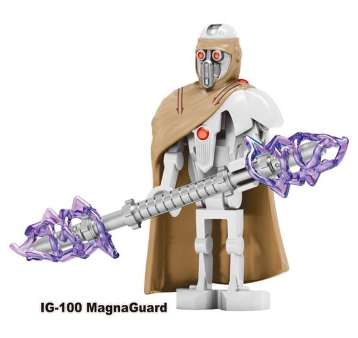 MINIFIGURE STAR WARS UNIVERS: IG-100 MAGNAGUARD (VERSION A) custom