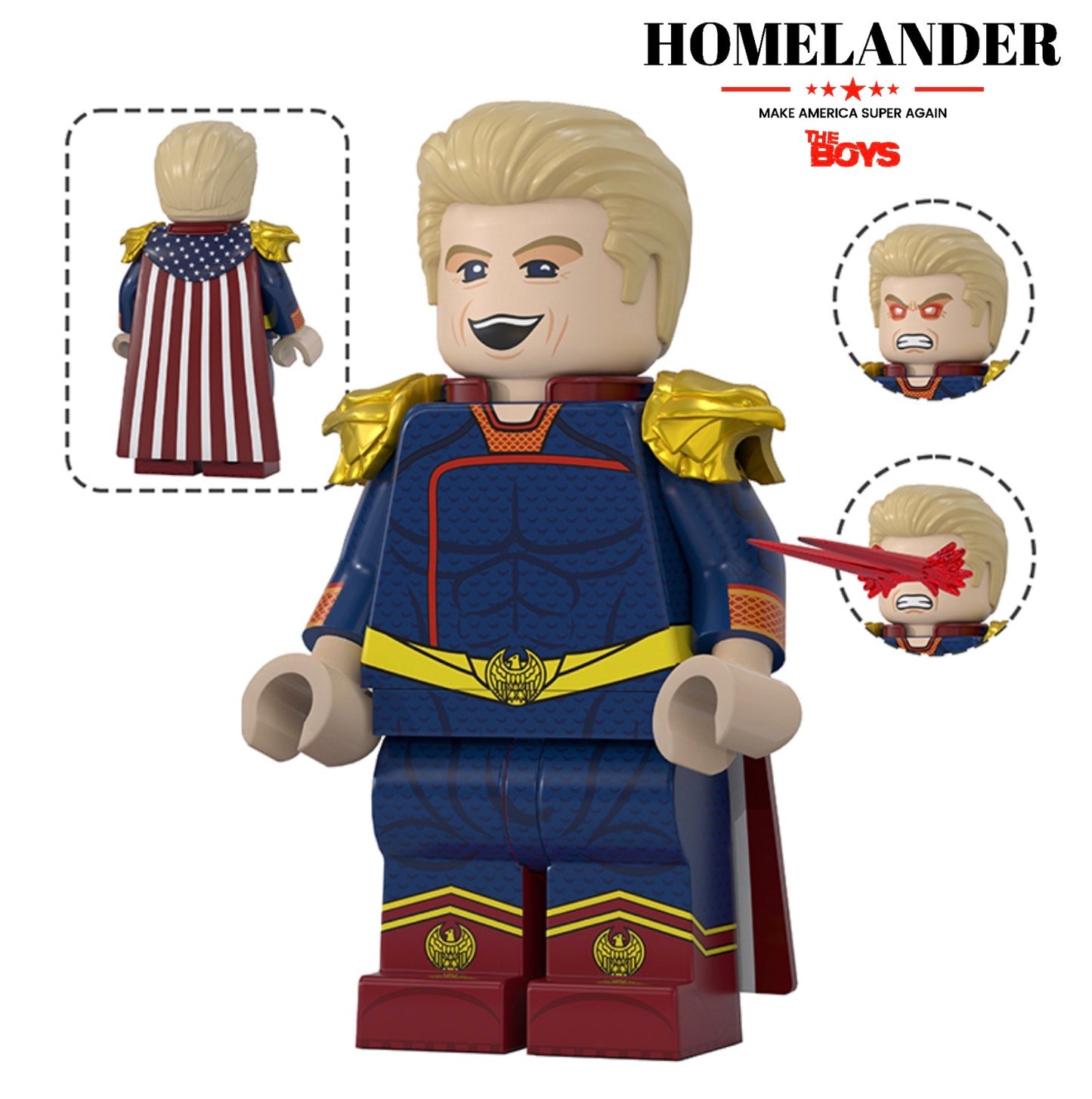 PREVENTE MINIFIGURE THE BOYS UNIVERS: THE HOMELANDER custom Disponibilité mi-septembre 2026
