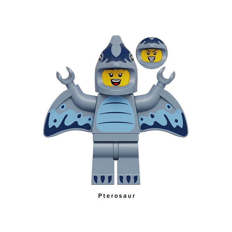 MINIFIGURE DÉGUISEMENT UNIVERS: PTEROSAUR custom