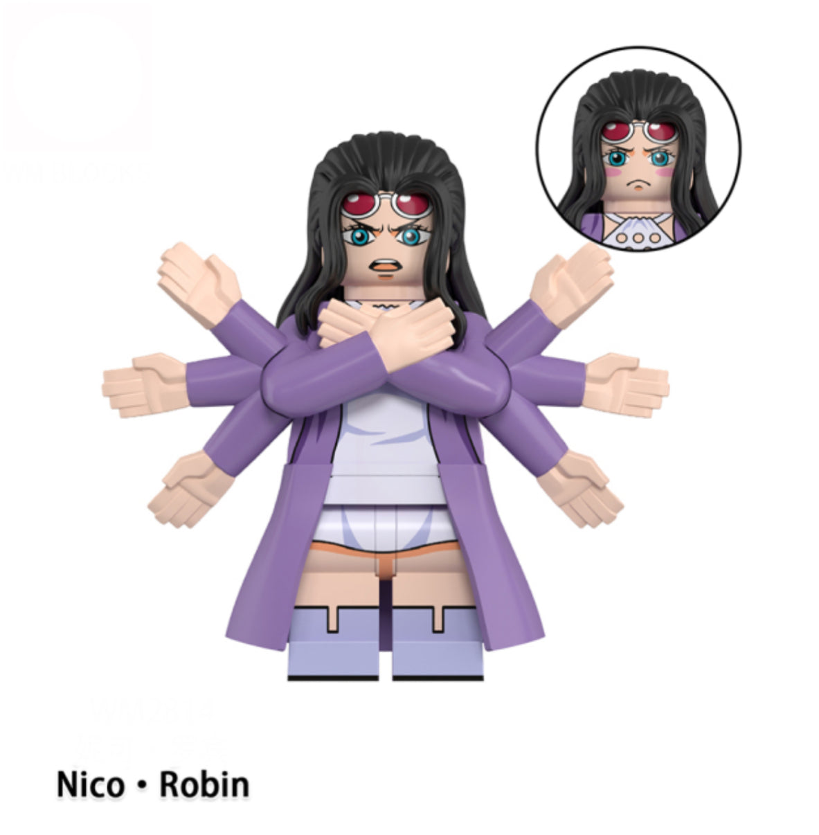 ♥️♥️♥️MINIFIGURE ONE PEACE UNIVERS: NICO-ROBIN ♥️♥️♥️custom