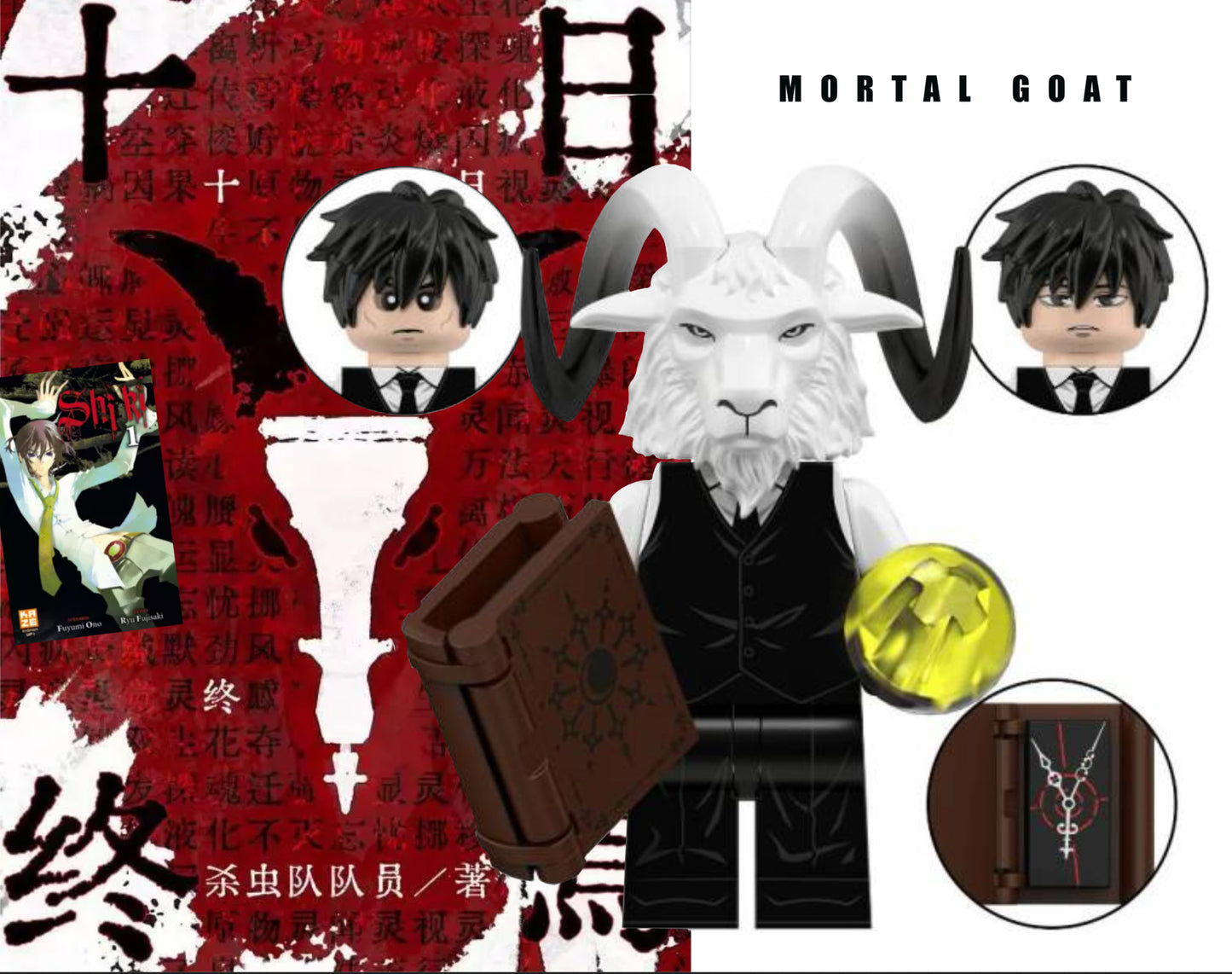 ♥️♥️♥️RARE MINIFIGURE SHI RI (10 Day Ultimatum) UNIVERS: MORTAL GOAT ♥️♥️♥️custom