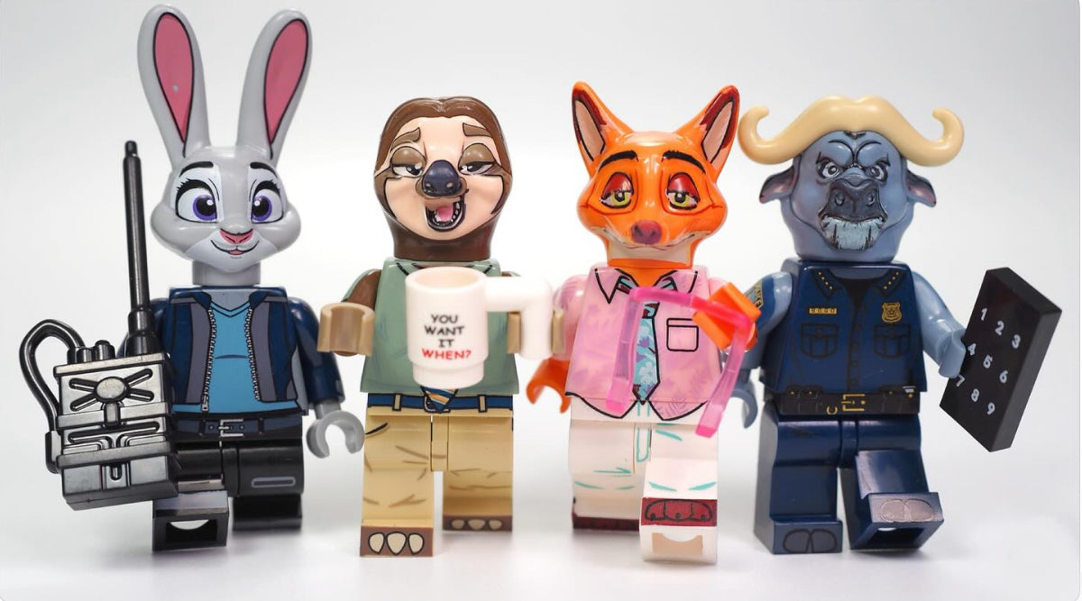 ⭐️ ⭐️ DISNEY MINIFIGURE ZOOTOPIA UNIVERS: JUDY COP ⭐️ ⭐️ custom