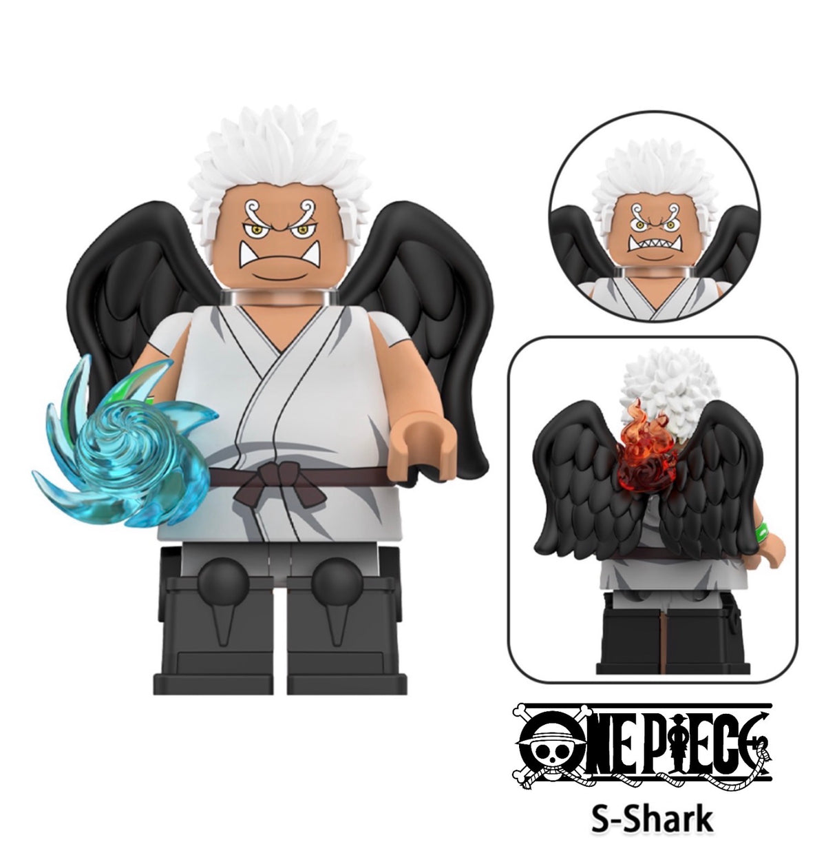 PRÉVENTE ⭐️⭐️⭐️MINIFIGURE ONE PEACE UNIVERS: S-SHARK ⭐️⭐️⭐️custom DISPONIBILITÉ DÉBUT NOVEMBRE 2026