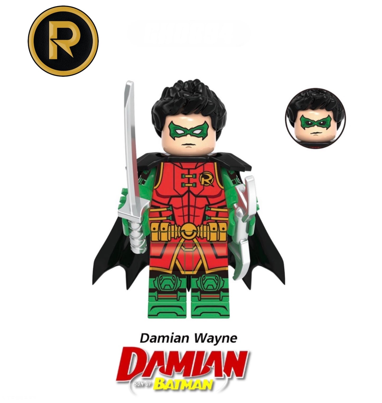 PREVENTE MINIFIGURE DC UNIVERS: DAMIAN WAYNE Custom Disponibilité fin juin 2026