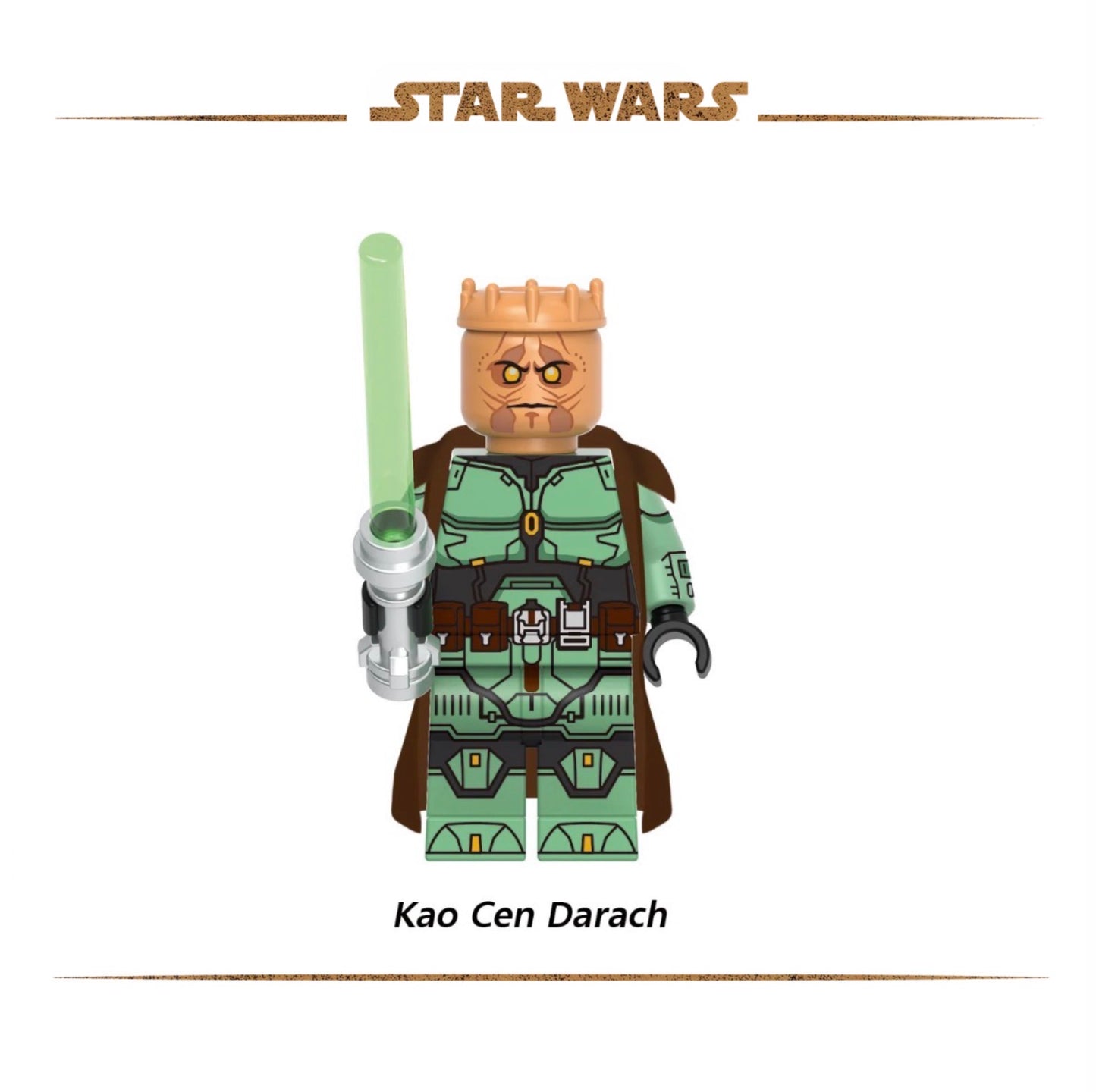 PREVENTE MINIFIGURE STAR WARS UNIVERS: MAITRE JEDI KAO CEN DARACH Custom Disponibilité fin juillet 2026