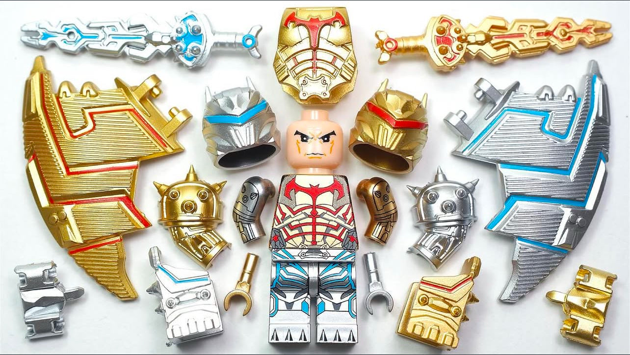 ♥️♥️♥️MINIFIGURE DC UNIVERS: BATMAN HELLBAT GOLD ♥️♥️♥️custom