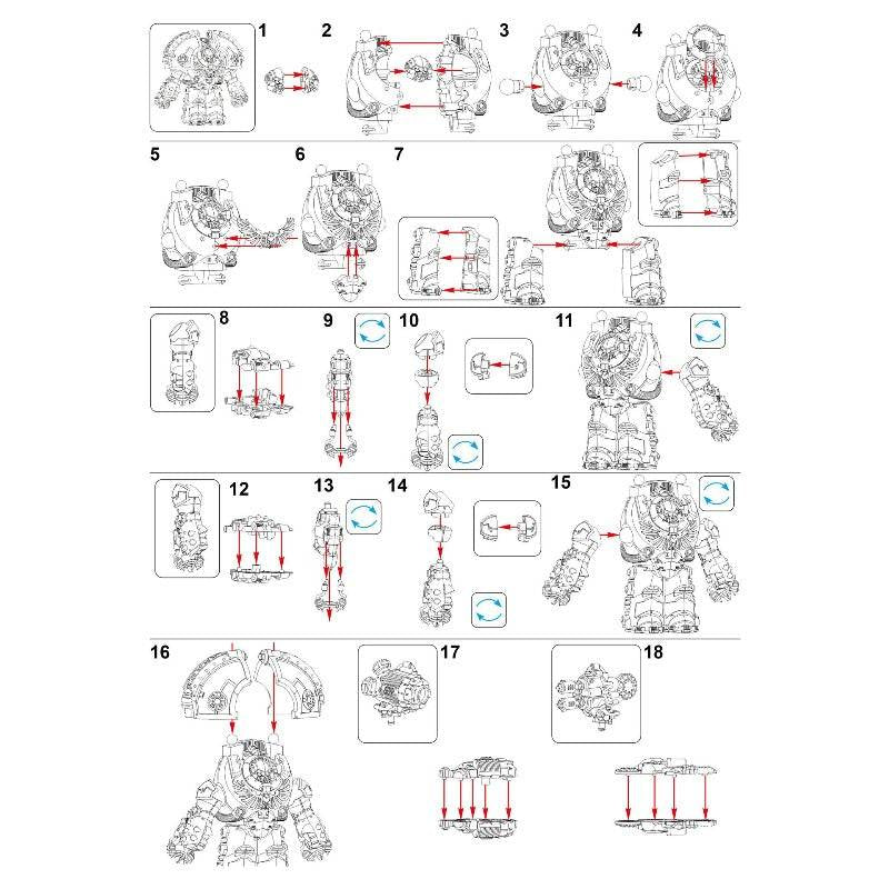 MINIFIGURE WARHAMMER 40K UNIVERS: Imperial Fist Saturnine Terminator(8,8cm)custom