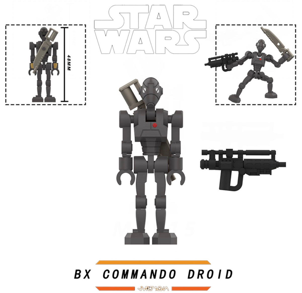 PREVENTE MINIFIGURE STAR WARS UNIVERS: COMMANDO DROID Custom Disponibilité Novembre 2026