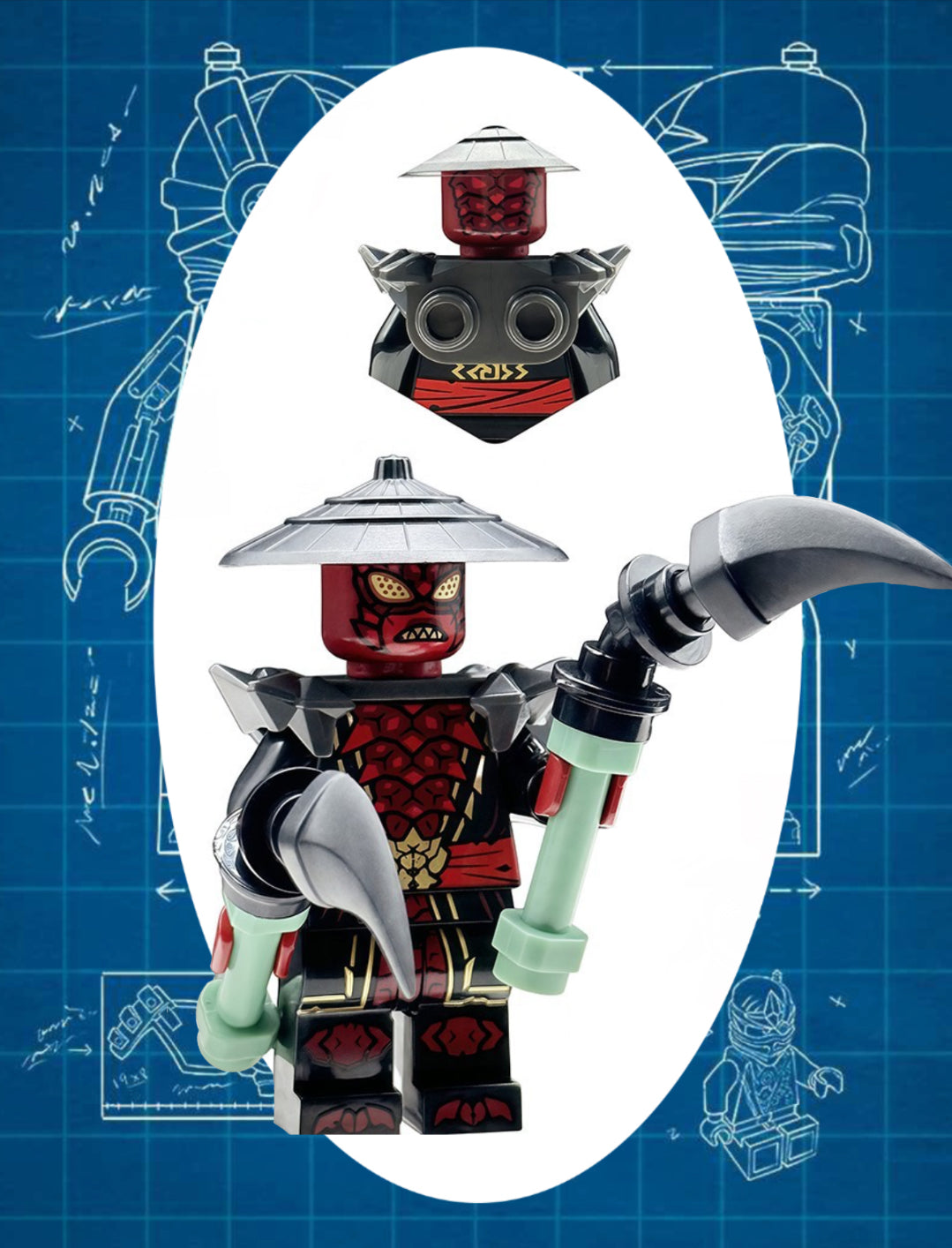 MINIFIGURE NINJAGO UNIVERS CUSTOM