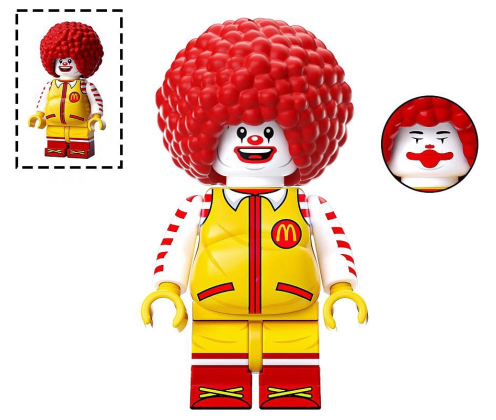 MINIFIGURE RONALD MCDONALD "version gros ventre" custom