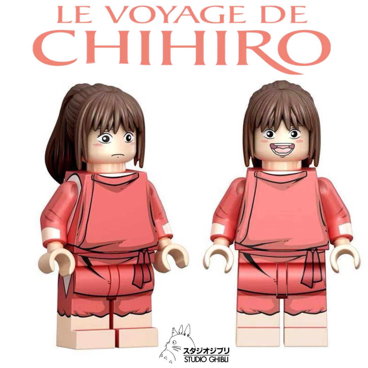 EDITION LIMITÉE ⭐️⭐️⭐️ MINIFIGURE LE VOYAGE DE CHIHIRO UNIVERS: CHIHIRO OGINO ⭐️⭐️⭐️custom