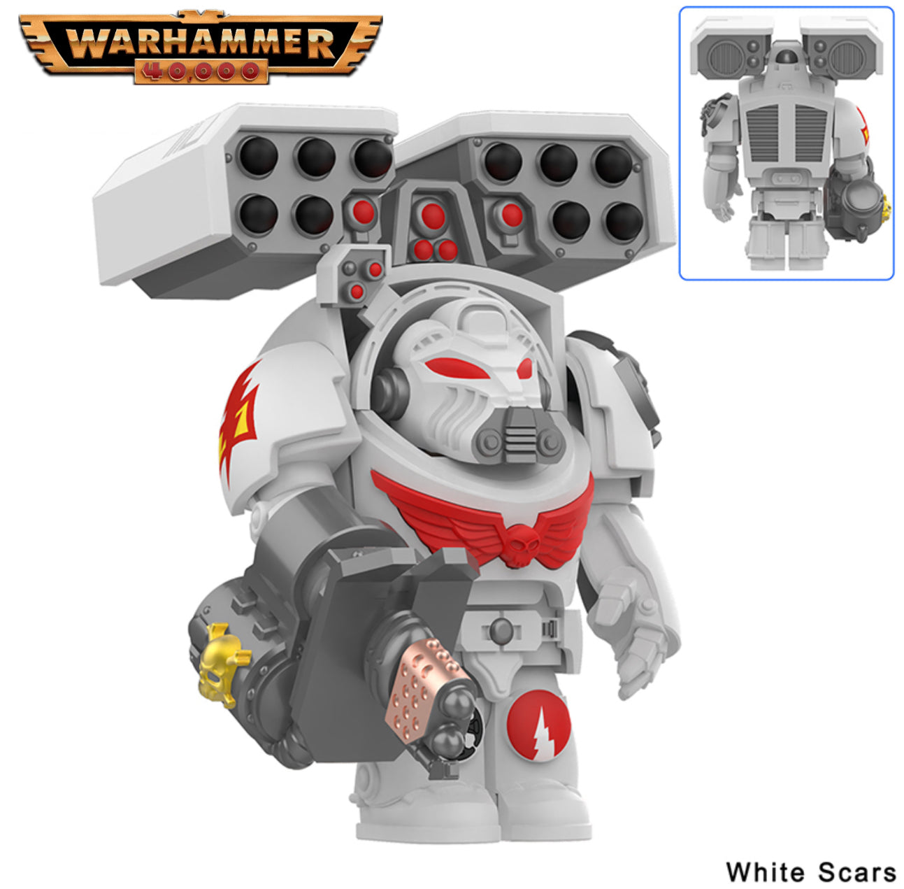 PREVENTE♥️♥️♥️MINIFIGURE WARHAMMER 40K UNIVERS: WHITE SCARS custom DISPONIBILITÉ FIN DÉCEMBRE 2025