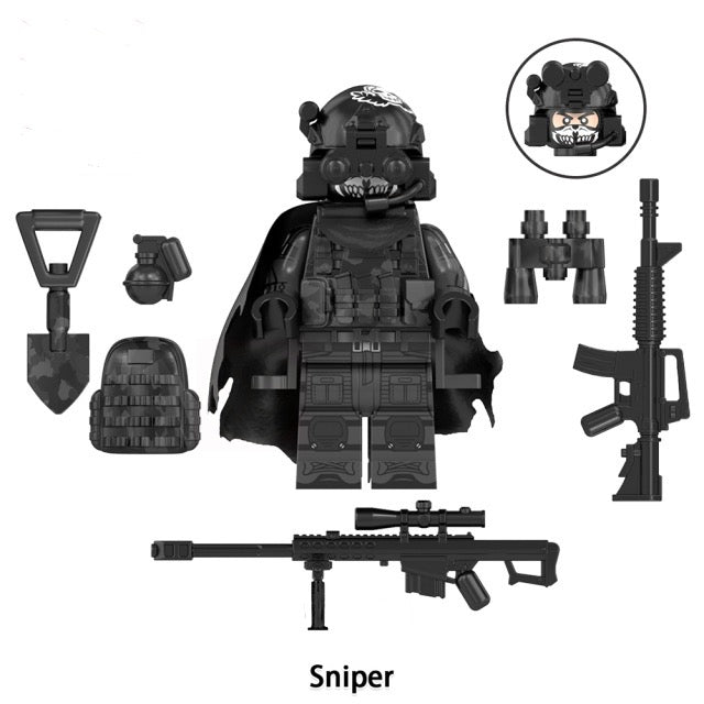 ♥️♥️MINIFIGURE ARMY UNIVERS BLACK ÉDITION : SNIPER CUSTOM♥️♥️