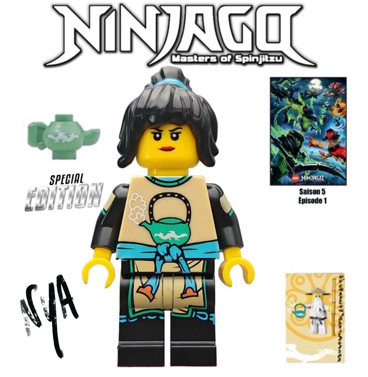 MINIFIGURE NINJAGO MASTERS OF SPINJITZU UNIVERS: NYA CUSTOM