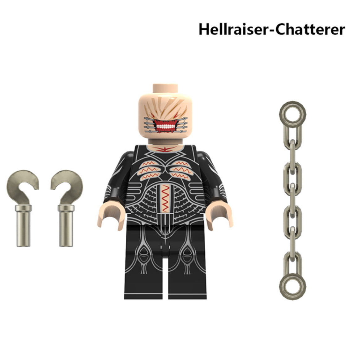 PREVENTE MINIFIGURE HORREUR UNIVERS : HELLRASER CHATTERER custom Disponibilité fin Novembre 2025