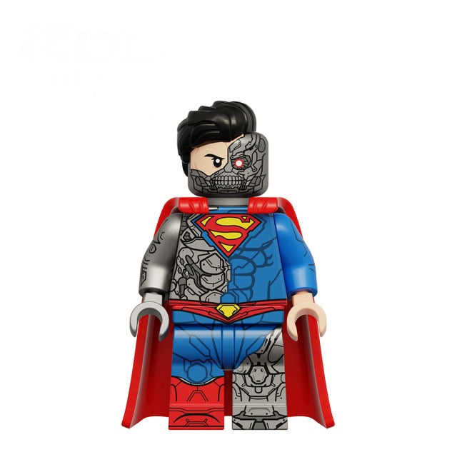 MINIFIGURE DC UNIVERS : CYBORG SUPERMAN custom
