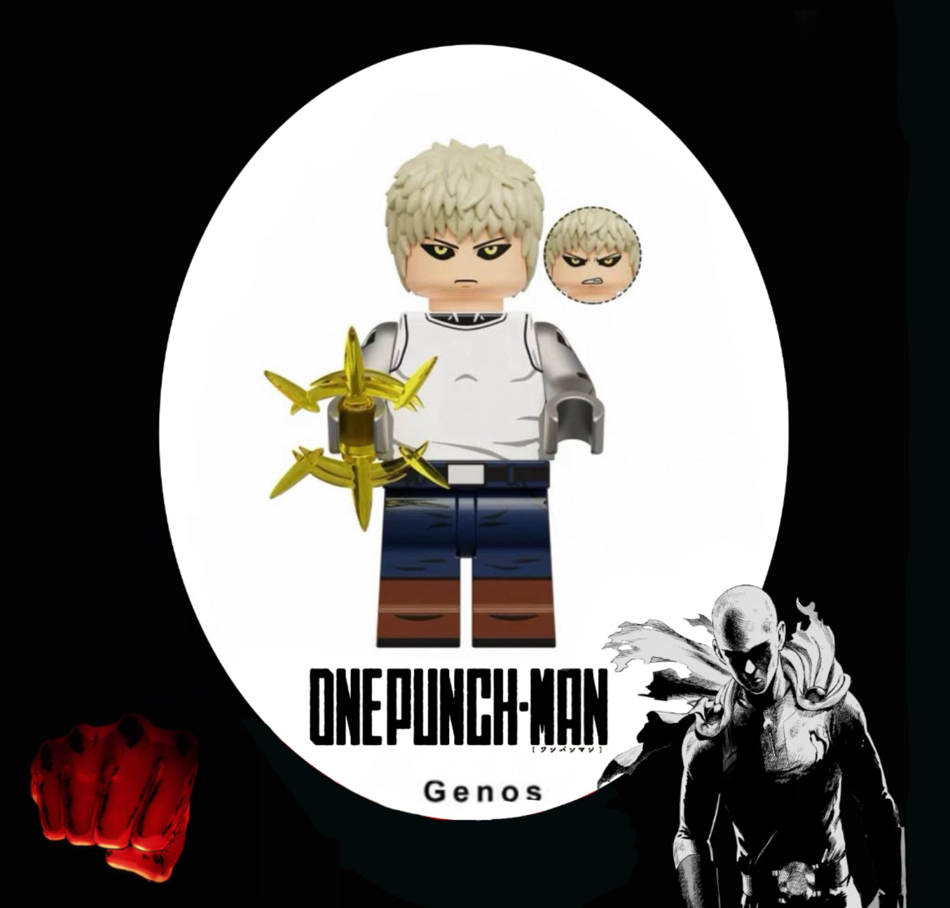 MINIFIGURE ONE PUNCH-MAN UNIVERS: GENOS custom
