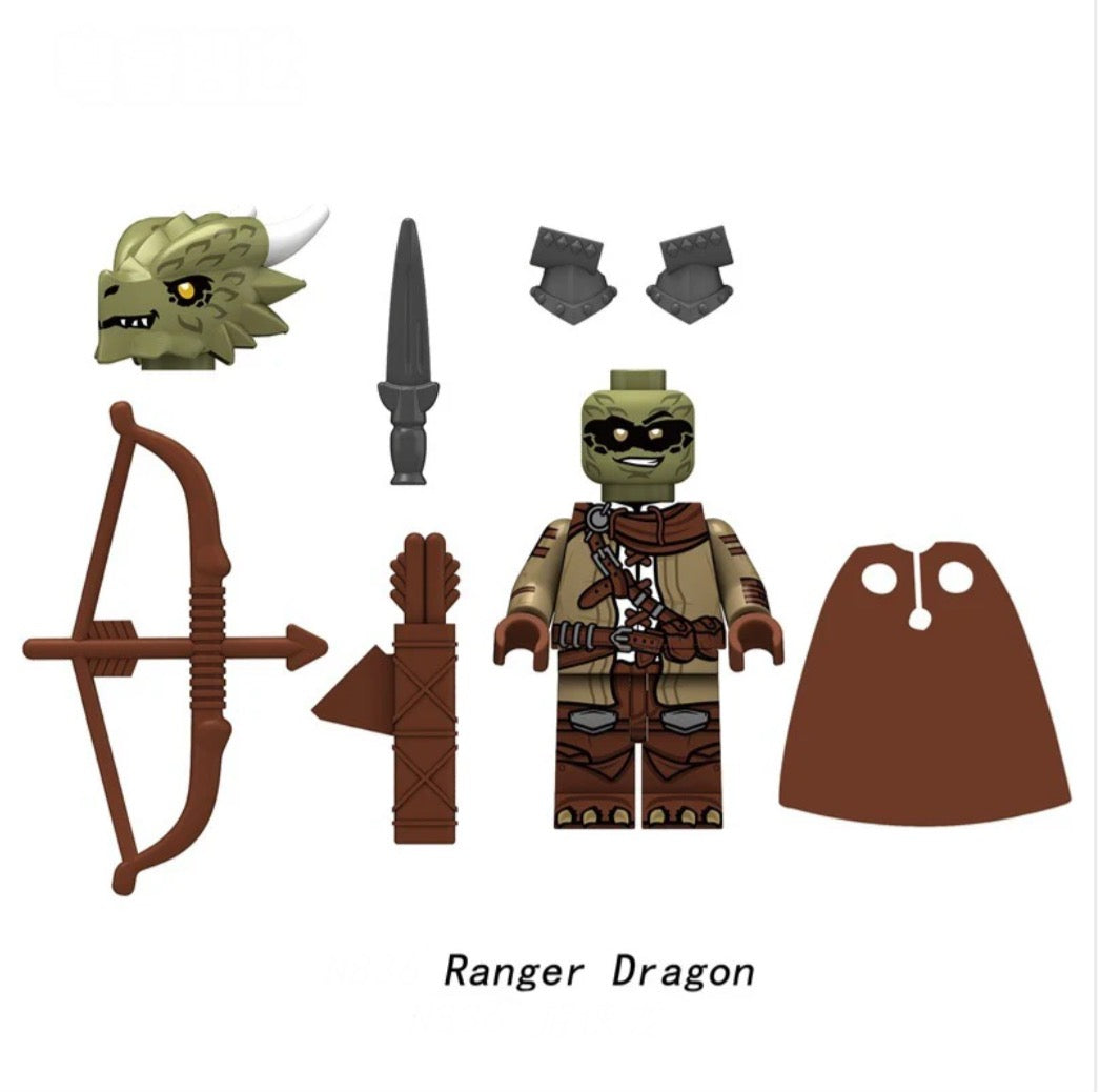 PREVENTE MINIFIGURE MÉDIÉVALE UNIVERS: RANGER DRAGON Custom Disponibilité fin septembre 2025