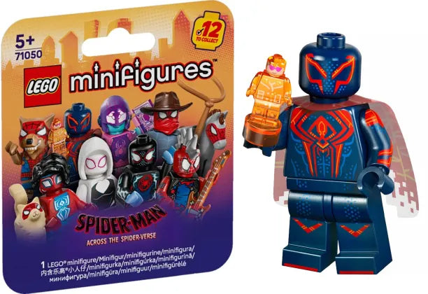 PREVENTE LEGO MINIFIGURE SÉRIES ACROSS THE SPIDER-VERSE : SPIDER-MAN 2099 "Socle+Fascicule inclus " Disponibilité mi-septembre 2025