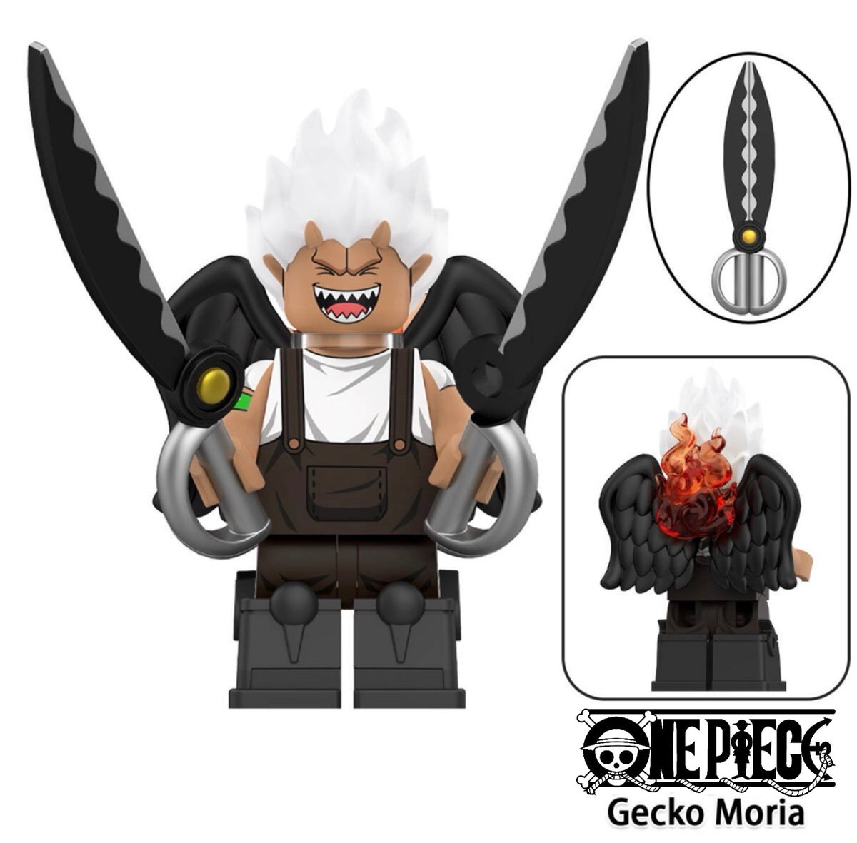 PRÉVENTE ⭐️⭐️⭐️MINIFIGURE ONE PEACE UNIVERS: GECKO MORIA ⭐️⭐️⭐️custom DISPONIBILITÉ DÉBUT NOVEMBRE 2026