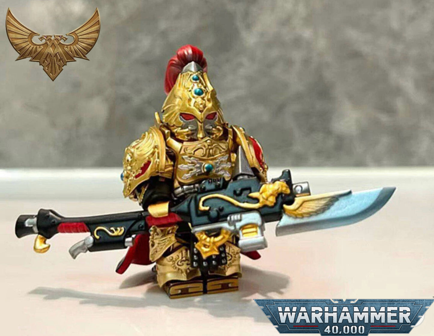 MINIFIGURE WARHAMMER 40K UNIVERS: ADEPTUS CUSTODES custom