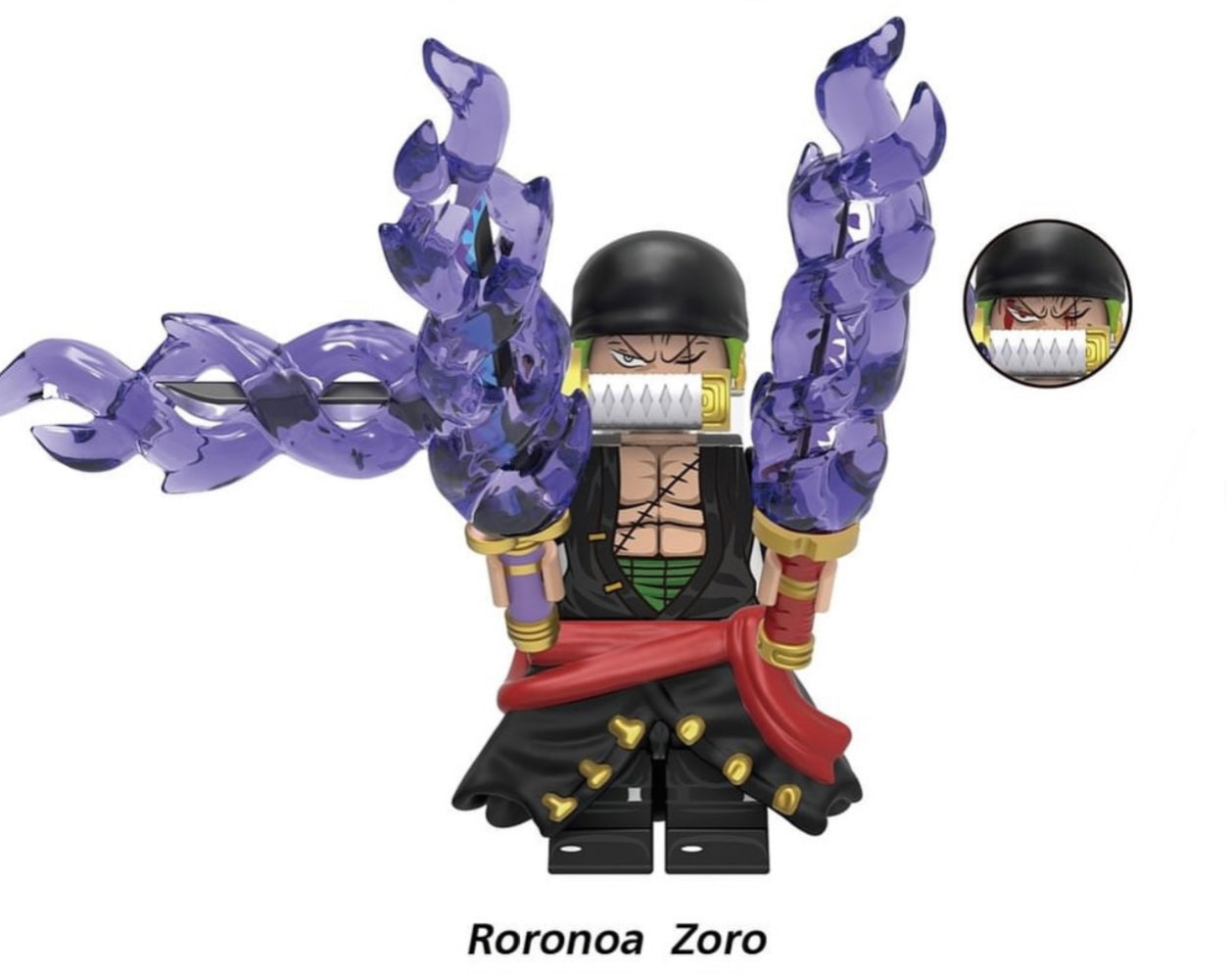 ♥️♥️MINIFIGURE ONE PEACE: RORONOA ZORO ♥️♥️custom