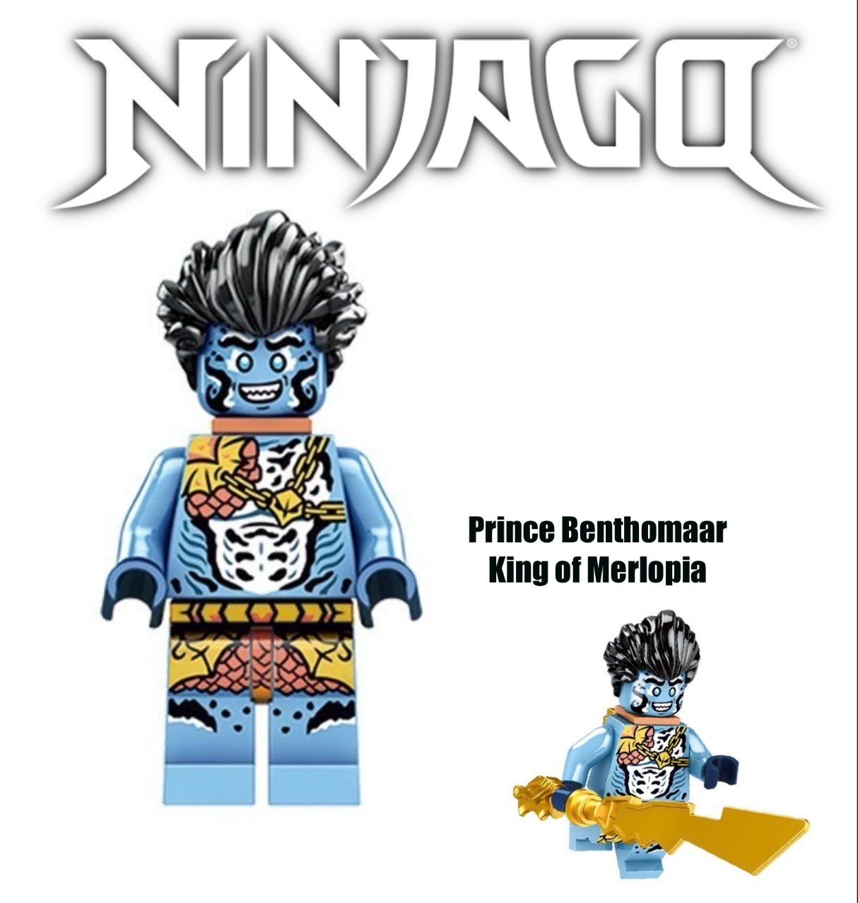 MINIFIGURE NINJAGO UNIVERS: PRINCE BRNTHOMAAR CUSTOM