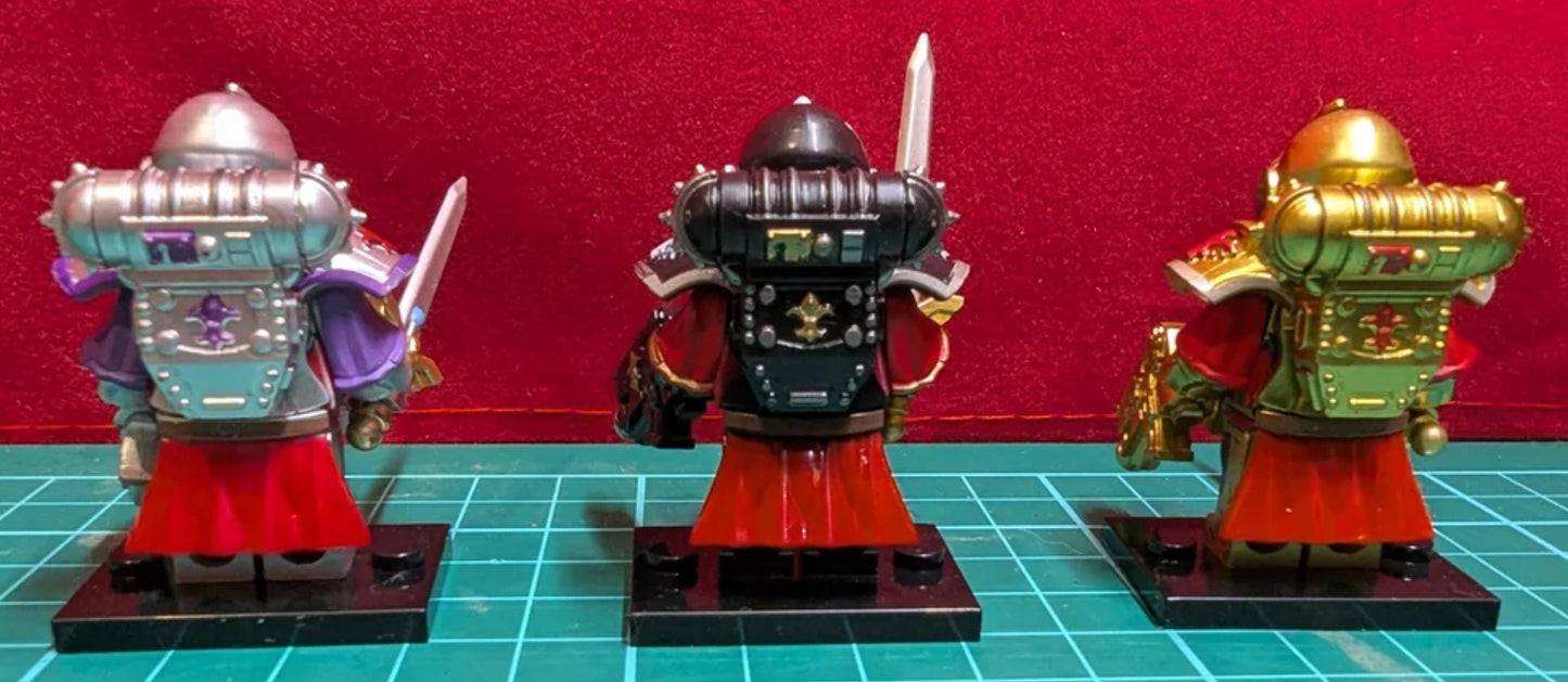 ♥️♥️MINIFIGURE WARHAMMER 40K UNIVERS: Battle Sisters Adepta Sororitas (gold) ♥️♥️custom