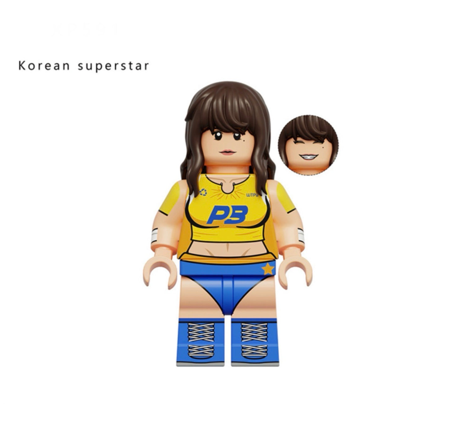 PREVENTE⭐️⭐️MINIFIGURE SPORT UNIVERS: KOREAN SUPERSTAR CITY GIRL ⭐️⭐️Custom Disponibilité fin juillet 2026