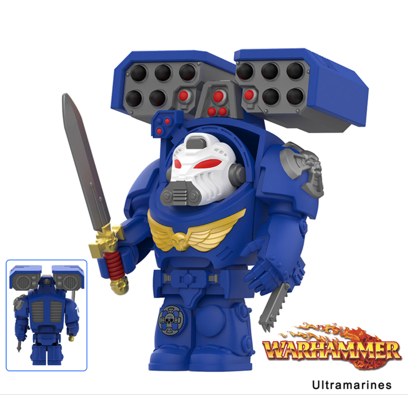 PREVENTE♥️♥️♥️MINIFIGURE WARHAMMER 40K UNIVERS: ULTRAMARINES custom DISPONIBILITÉ FIN DÉCEMBRE 2025