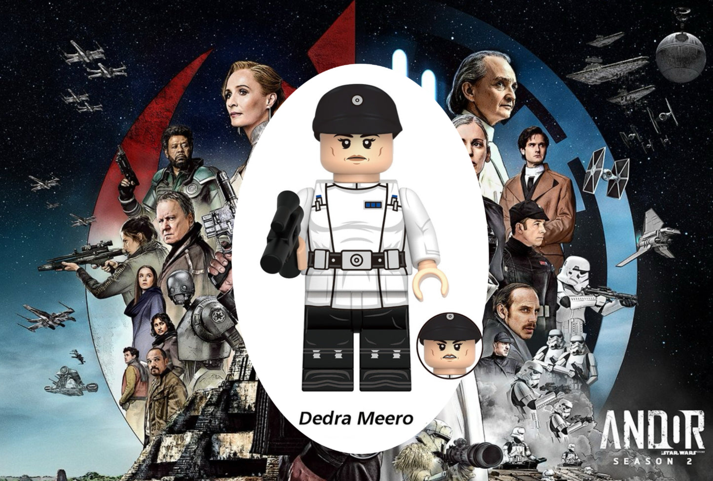 ♥️♥️♥️ MINIFIGURE STAR WARS UNIVERS: DEDRA MEERO (ANDOR SAISON 2)♥️♥️♥️custom