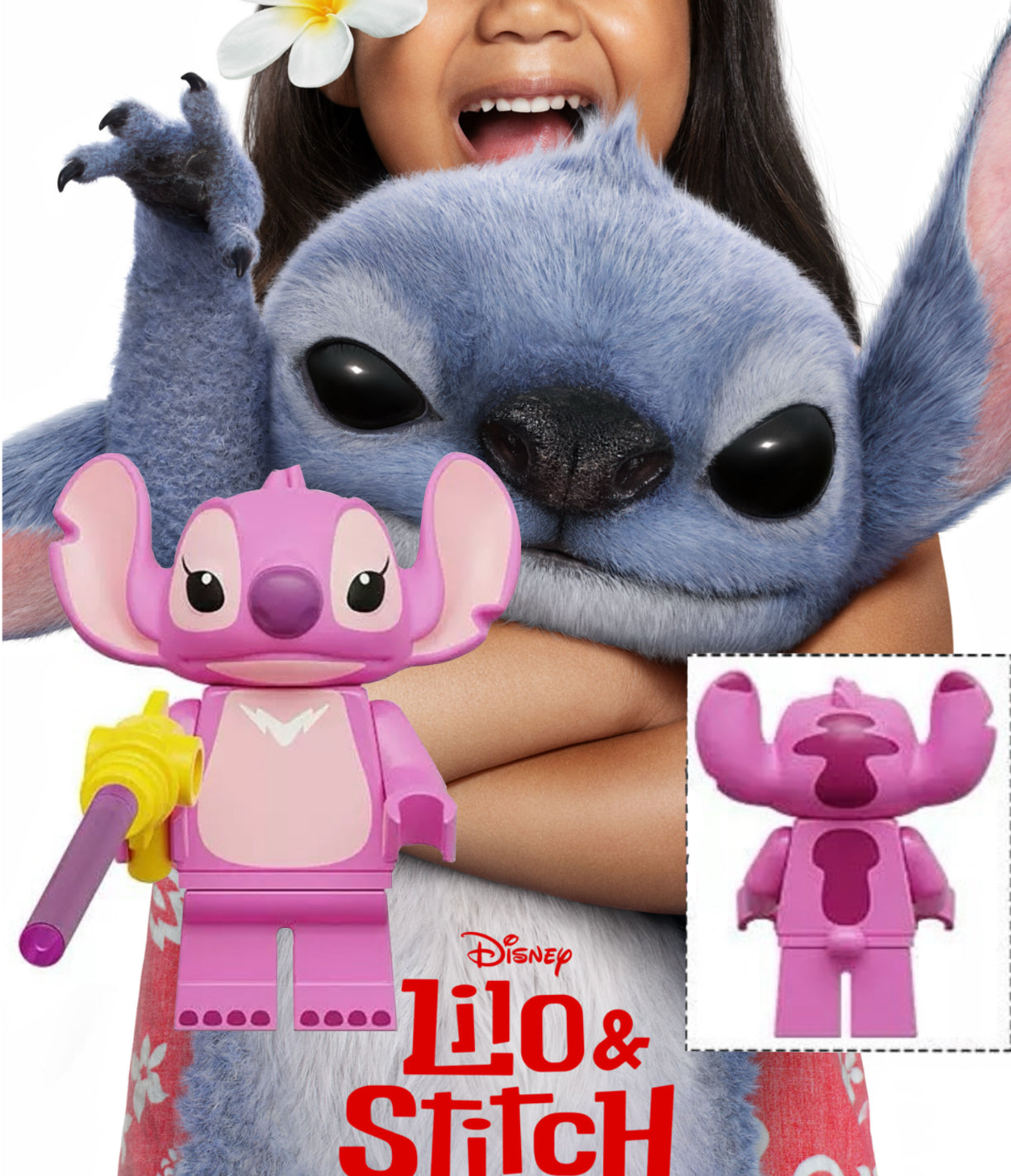 MINIFIGURE DISNEY UNIVERS: ANGEL (LILO ET STITCH) custom
